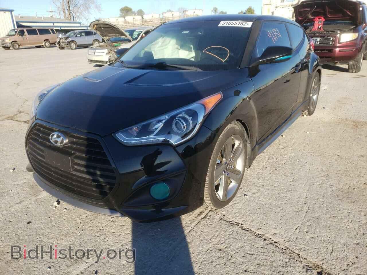 2014 HYUNDAI VELOSTER - VIN: KMHTC6AE2EU210628 - Фото 2