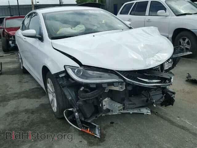 2015 Chrysler 200 200 Limite (VIN 1C3CCCABXFN698090) — фото 1 из 10, Copart, повреждение: передняя часть