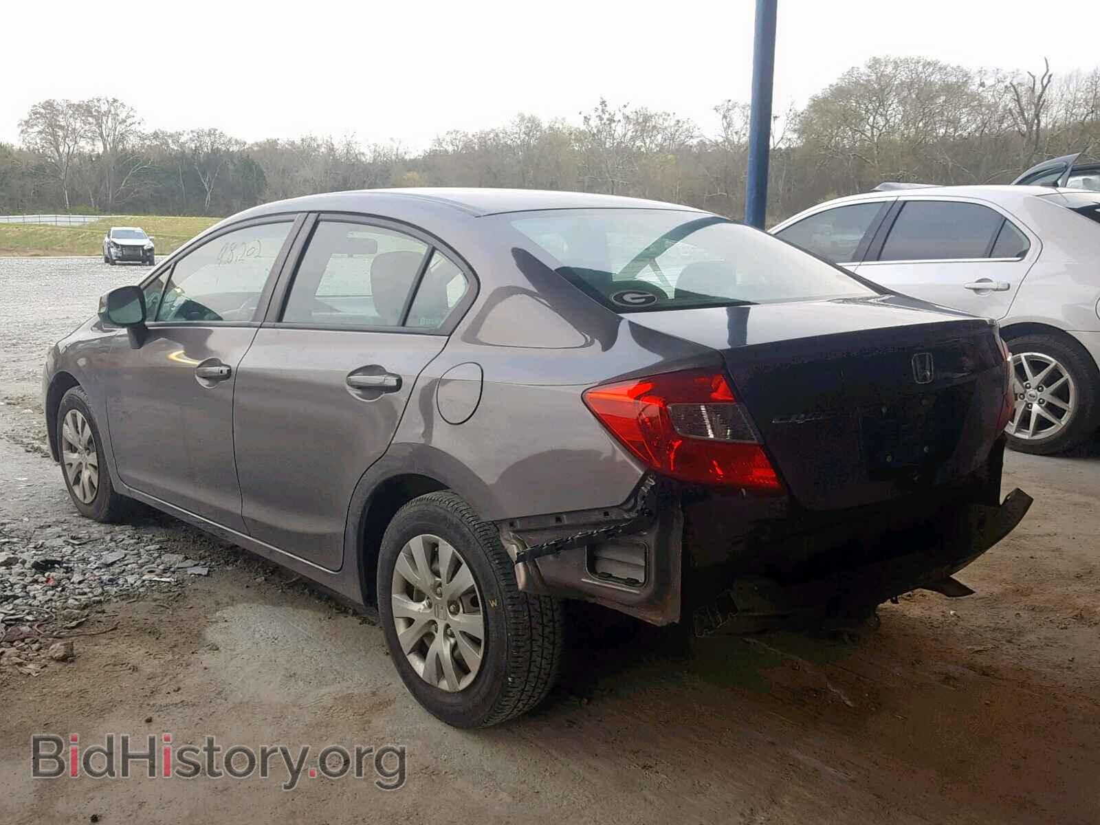 2012 HONDA CIVIC LX - VIN: 19XFB2F59CE344005 - Фото 3