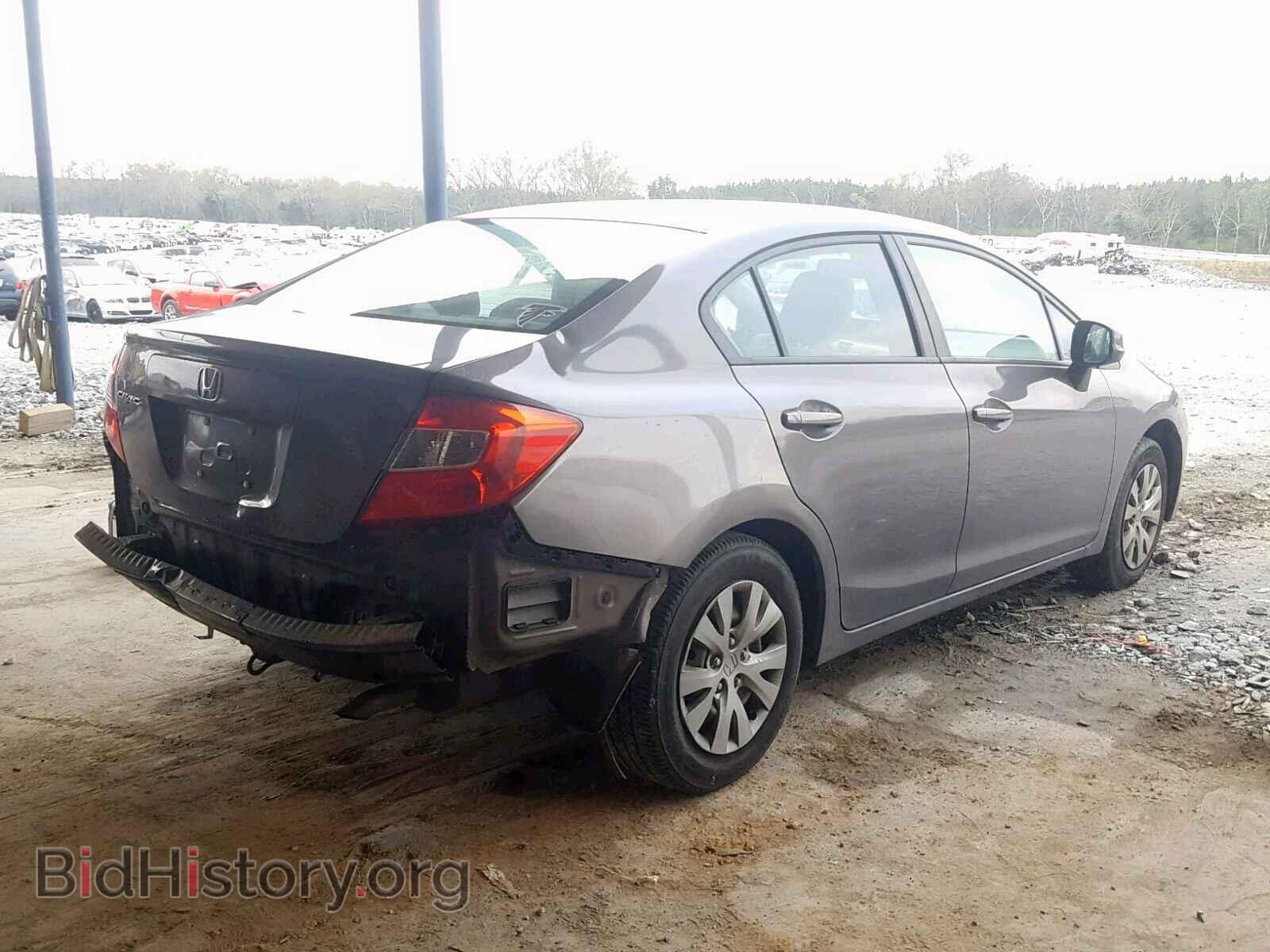 2012 HONDA CIVIC LX - VIN: 19XFB2F59CE344005 - Фото 4