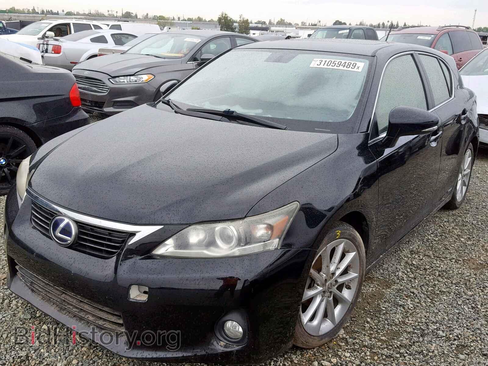 2012 LEXUS CT 200 - VIN: JTHKD5BH8C2054179 - Фото 2