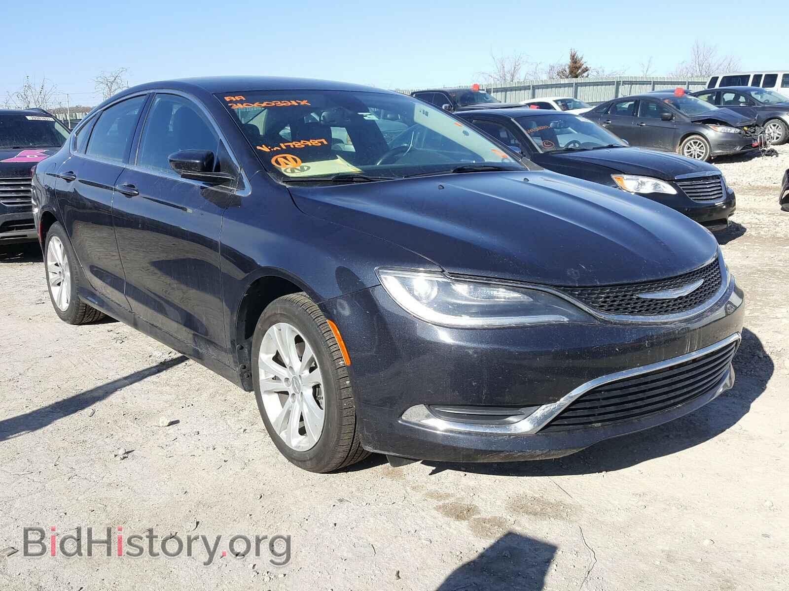 Фотография 1C3CCCAB8GN178987 - CHRYSLER 200 2016