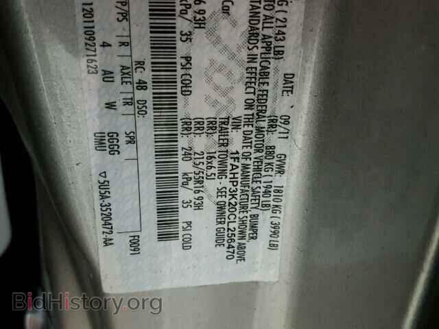 2012 FORD FOCUS - VIN: 1FAHP3K20CL256470 - Фото 10