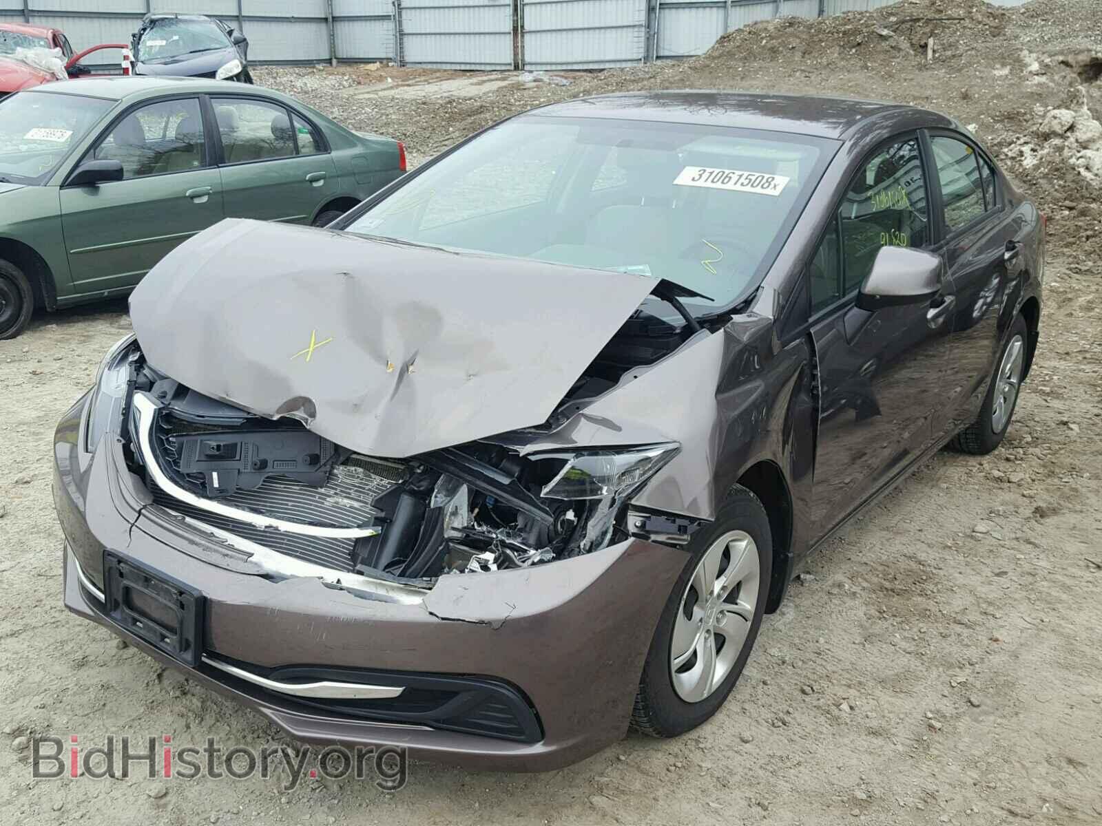 2013 HONDA CIVIC - VIN: 2HGFB2F50DH543516 - Фото 2