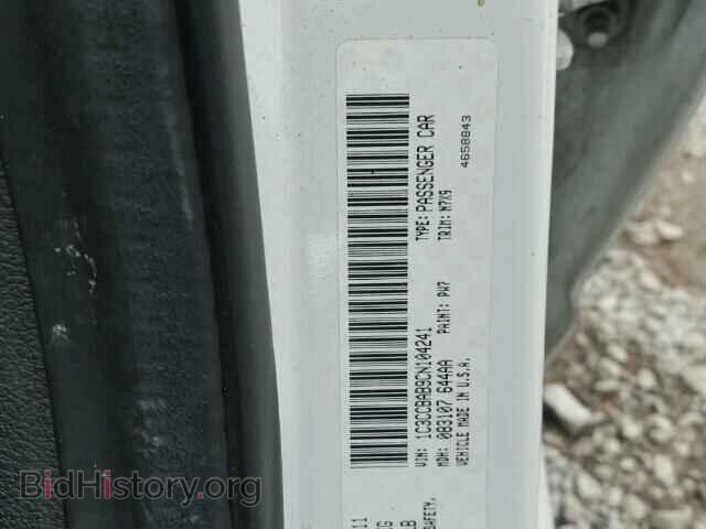 2012 CHRYSLER 200 - VIN: 1C3CCBAB9CN104241 - Фото 10