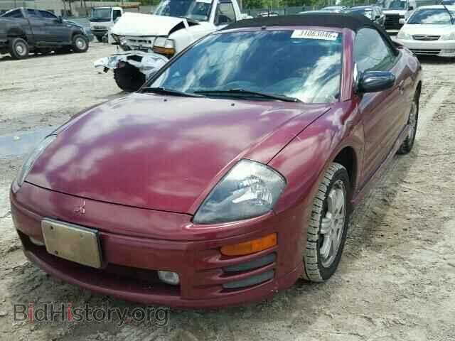 2001 MITSUBISHI ECLIPSE - VIN: 4A3AE85HX1E094070 - Фото 2