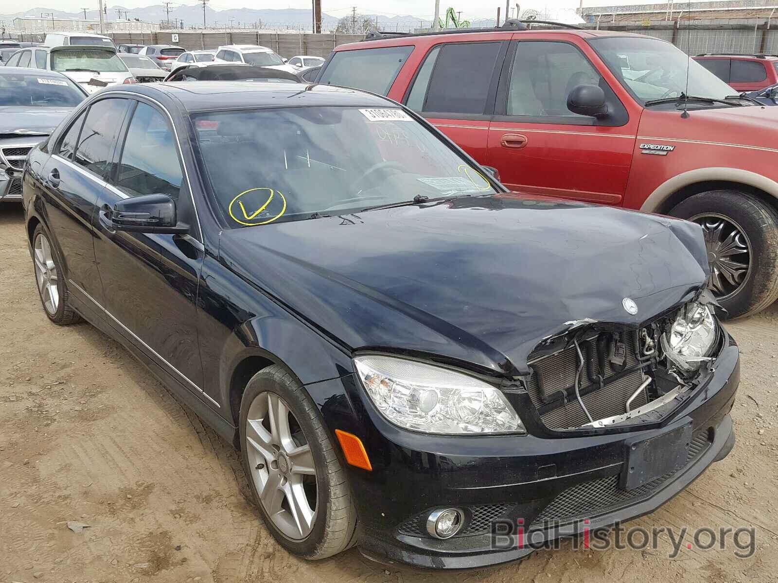 Photo WDDGF5EB4AR109780 - MERCEDES-BENZ C CLASS 2010