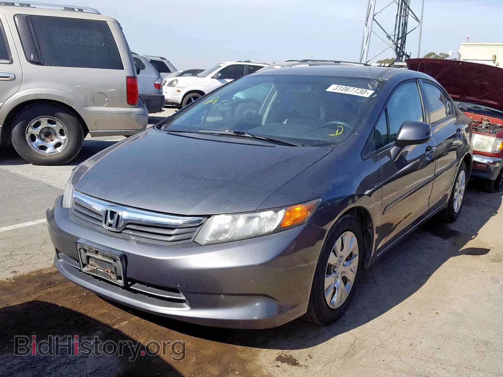 2012 HONDA CIVIC - VIN: 2HGFB2F56CH302994 - Фото 2