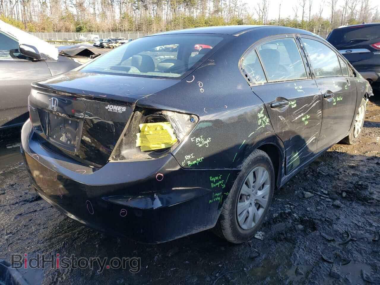 2012 HONDA CIVIC - VIN: 19XFB2F50CE312771 - Фото 4
