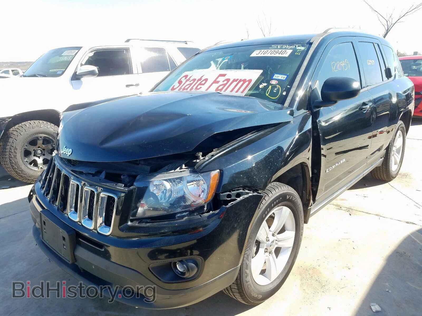 2014 JEEP COMPASS - VIN: 1C4NJCBB2ED869881 - Фото 2