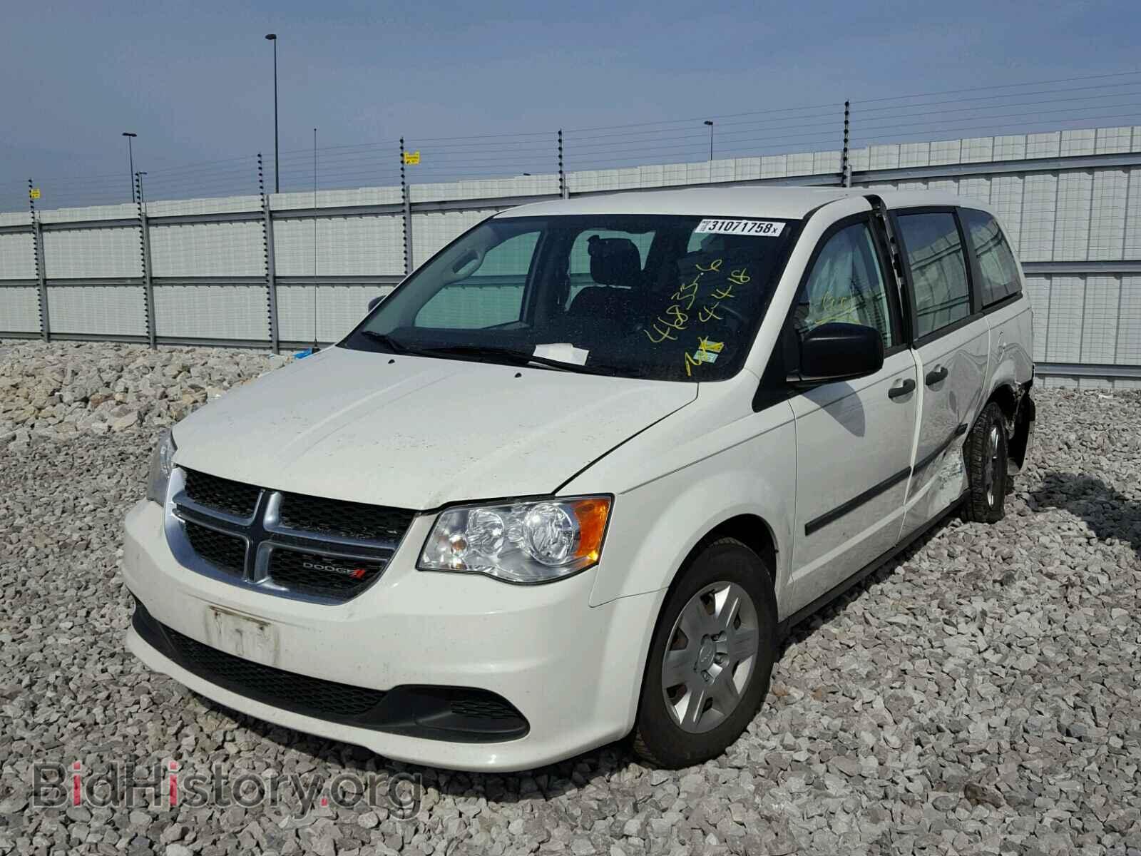 2013 DODGE CARAVAN - VIN: 2C4RDGBG6DR703869 - Фото 2