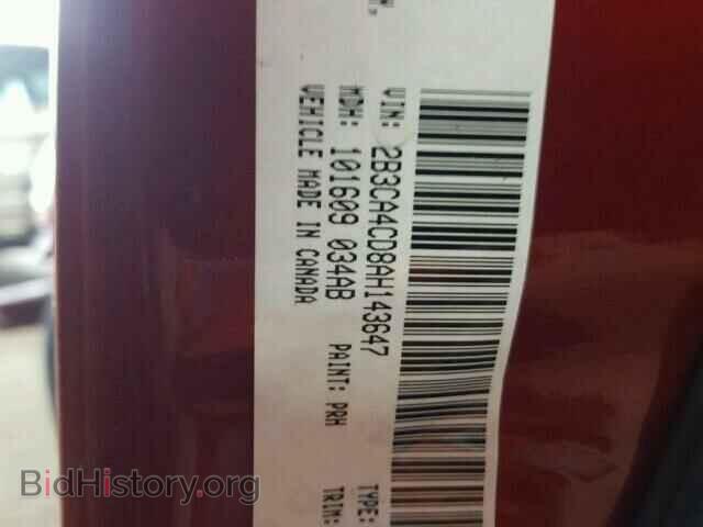 2010 DODGE CHARGER - VIN: 2B3CA4CD8AH143647 - Фото 10