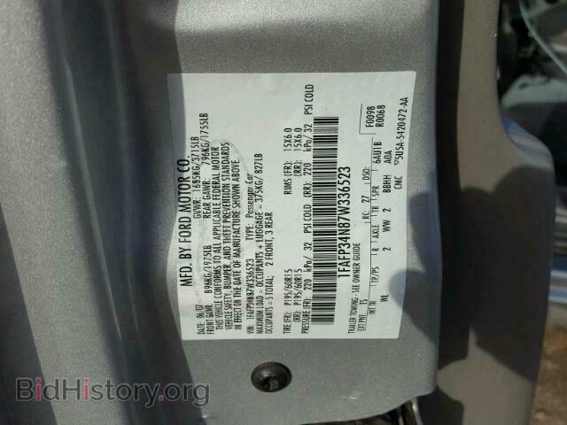 2007 FORD FOCUS - VIN: 1FAFP34N87W336523 - Фото 10