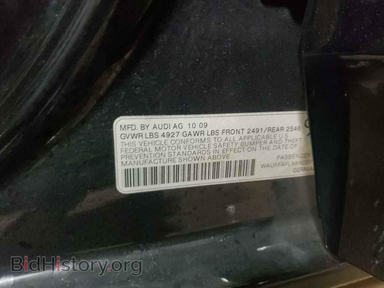 2010 AUDI A4 - VIN: WAUFFAFL8AN030106 - Фото 10