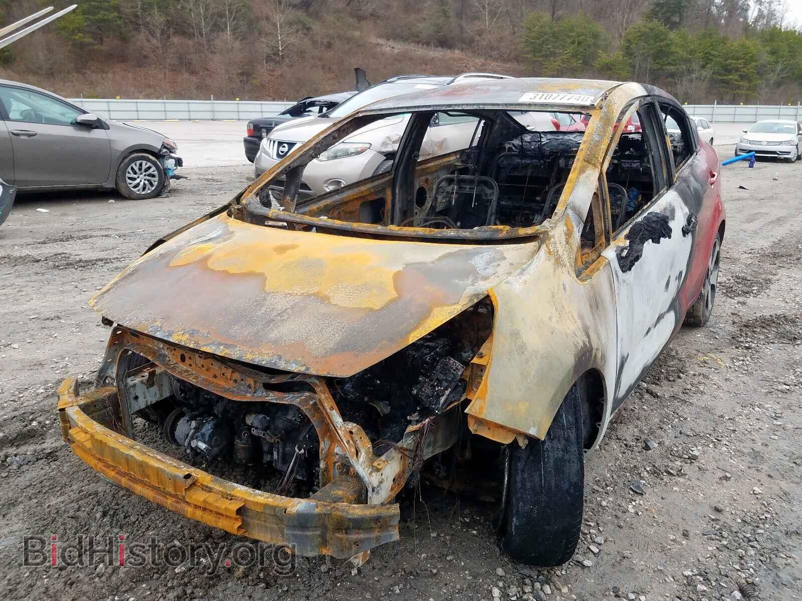 2012 KIA RIO - VIN: KNADN4A33C6074739 - Фото 2