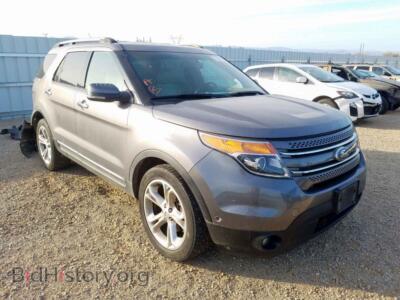 2012 Ford EXPLORER Explorer L, gray — VIN 1FMHK8F81CGA84524, Copart