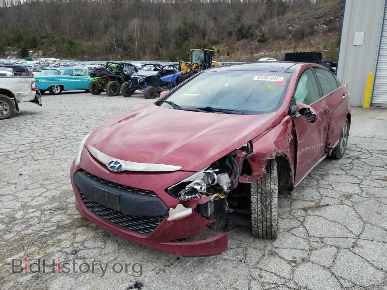 2011 HYUNDAI SONATA - VIN: KMHEC4A40BA013684 - Фото 2