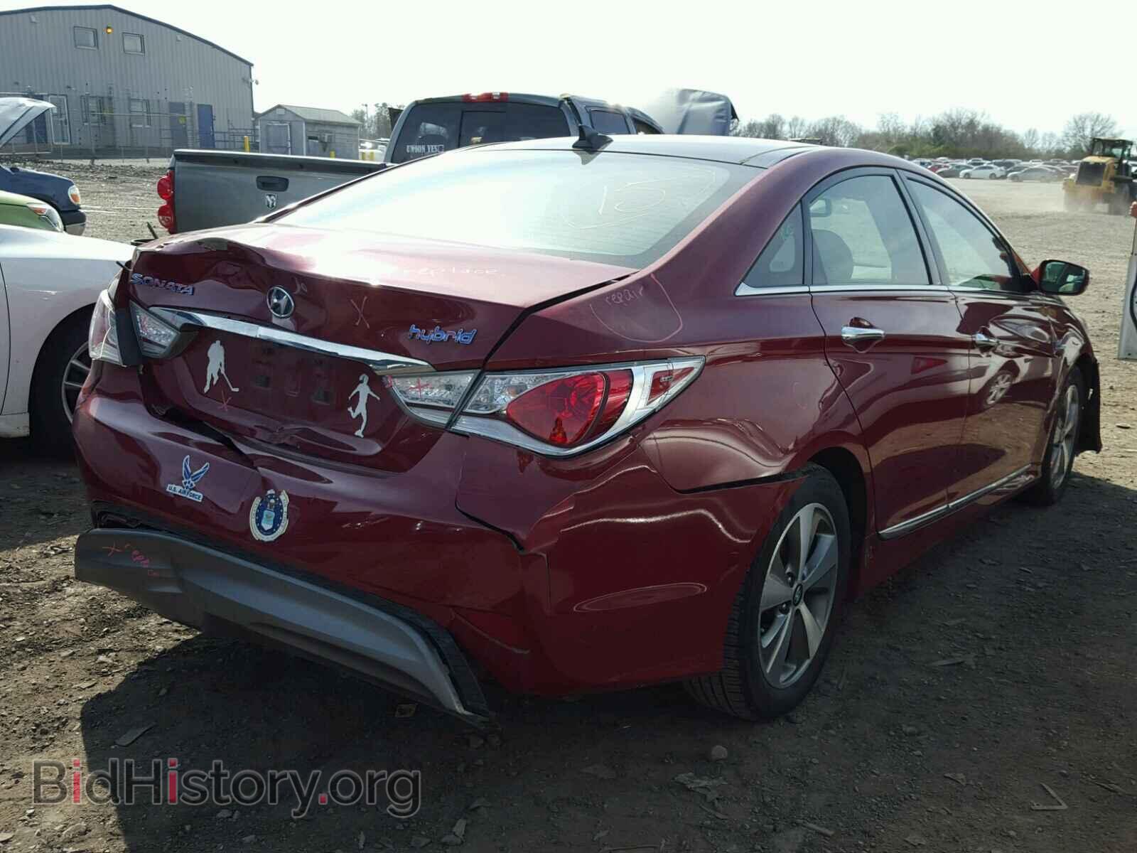 2012 HYUNDAI SONATA - VIN: KMHEC4A48CA023736 - Фото 4