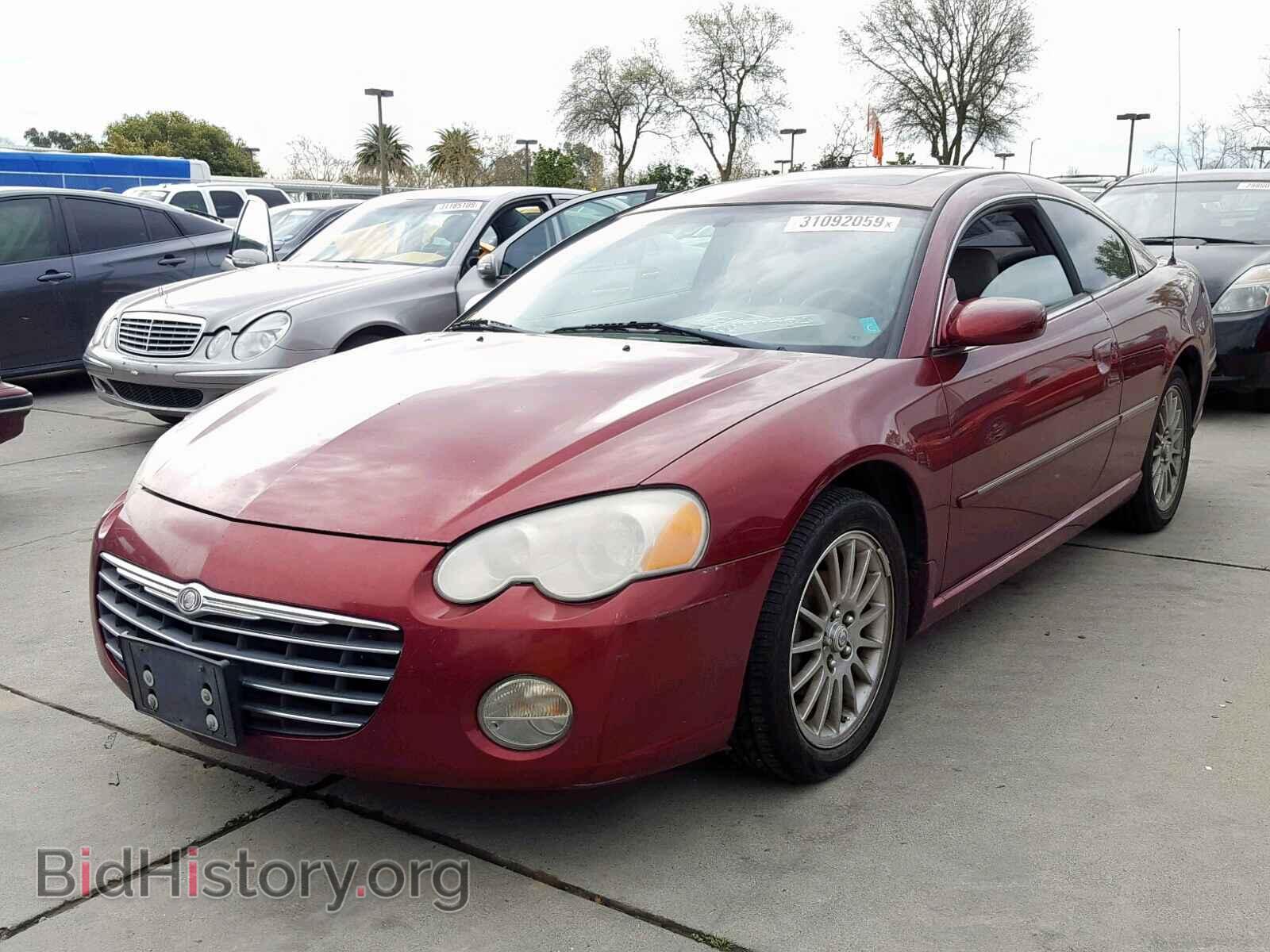 2003 CHRYSLER SEBRING - VIN: 4C3AG52H23E105178 - Фото 2