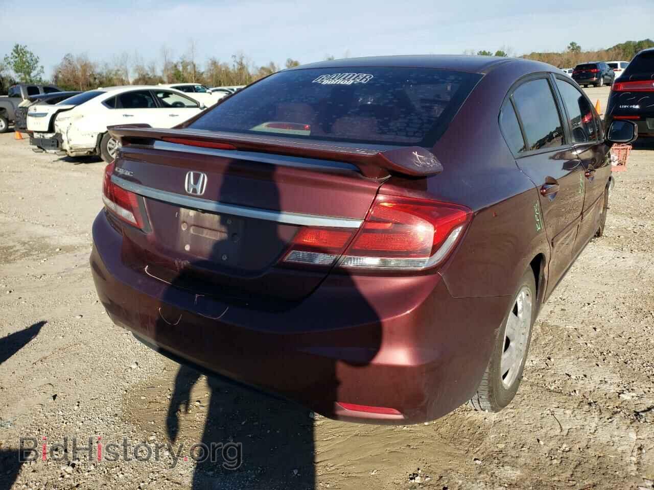2013 HONDA CIVIC - VIN: 19XFB2F59DE009103 - Фото 4