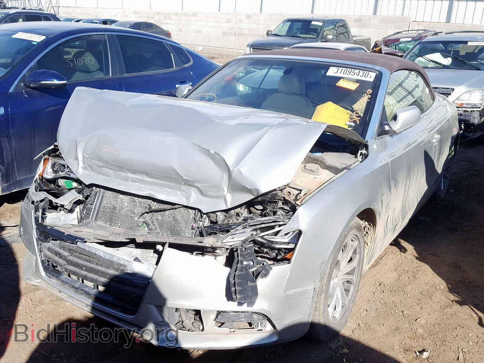 2014 AUDI A5 - VIN: WAULFAFH5EN003742 - Фото 2