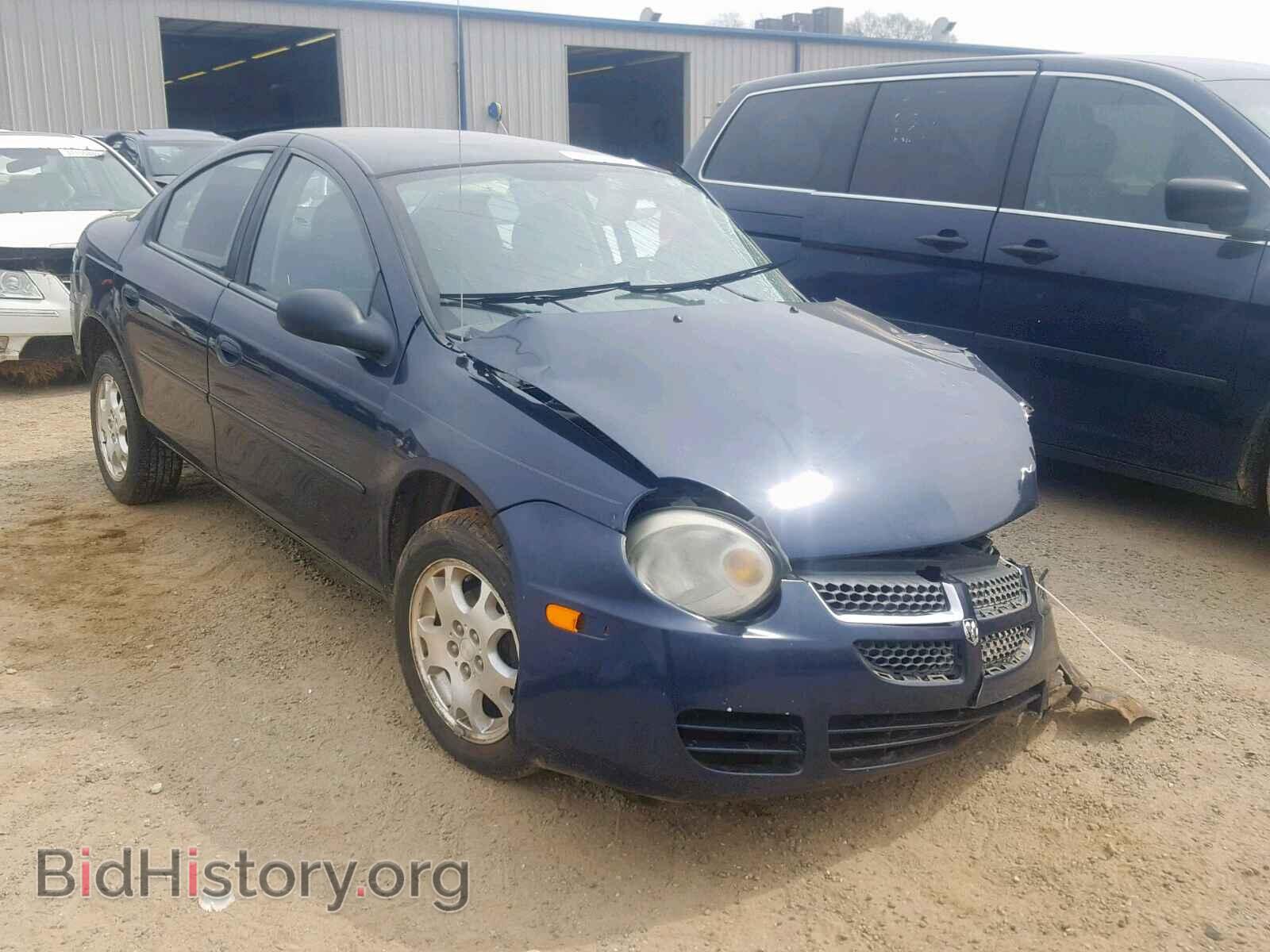 Фотография 1B3ES56CX5D110960 - DODGE NEON 2005