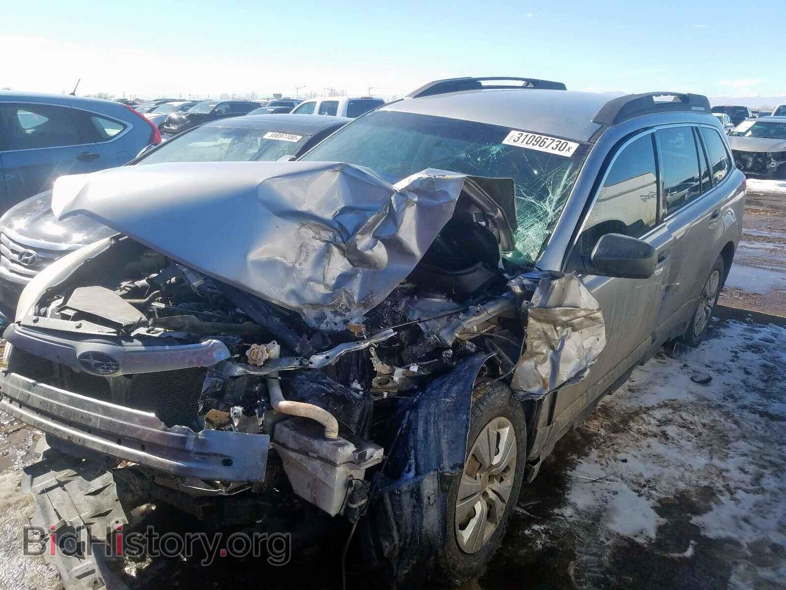 2011 SUBARU OUTBACK - VIN: 4S4BRBAC5B3396605 - Фото 2