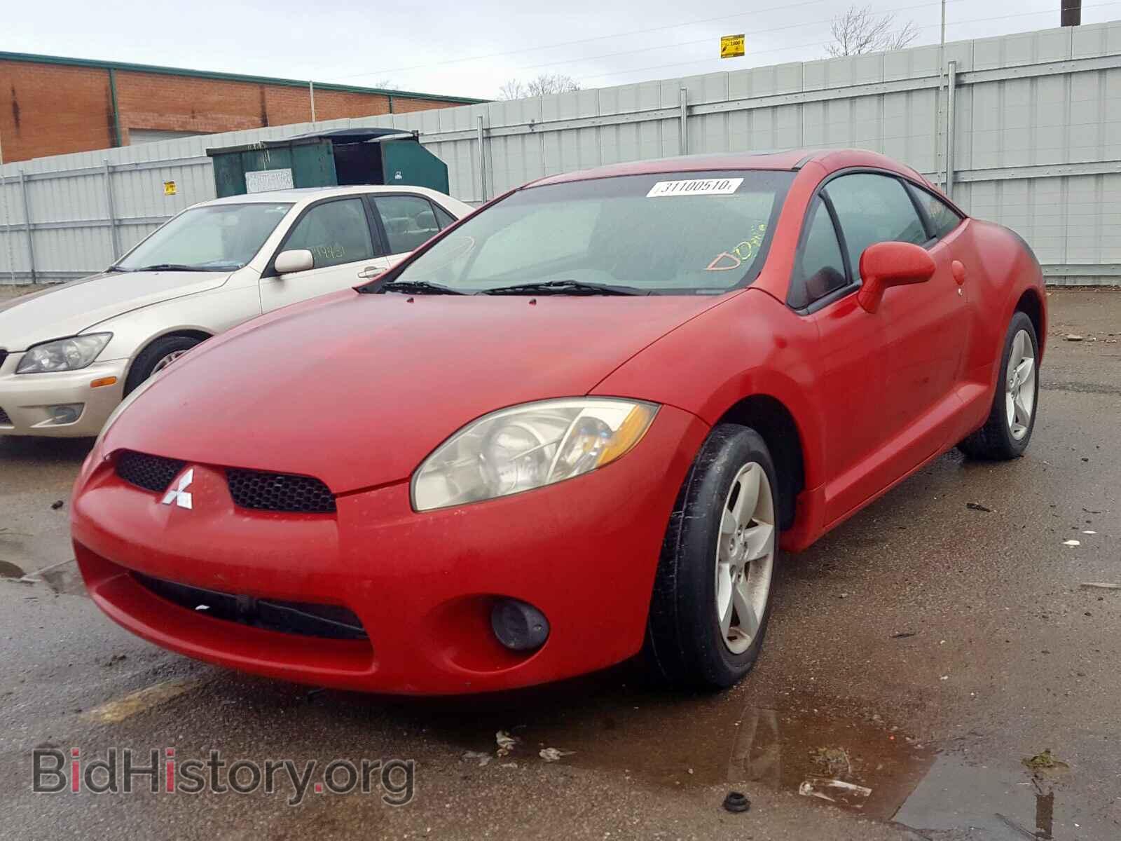 2006 MITSUBISHI ECLIPSE - VIN: 4A3AK24F36E027372 - Фото 2