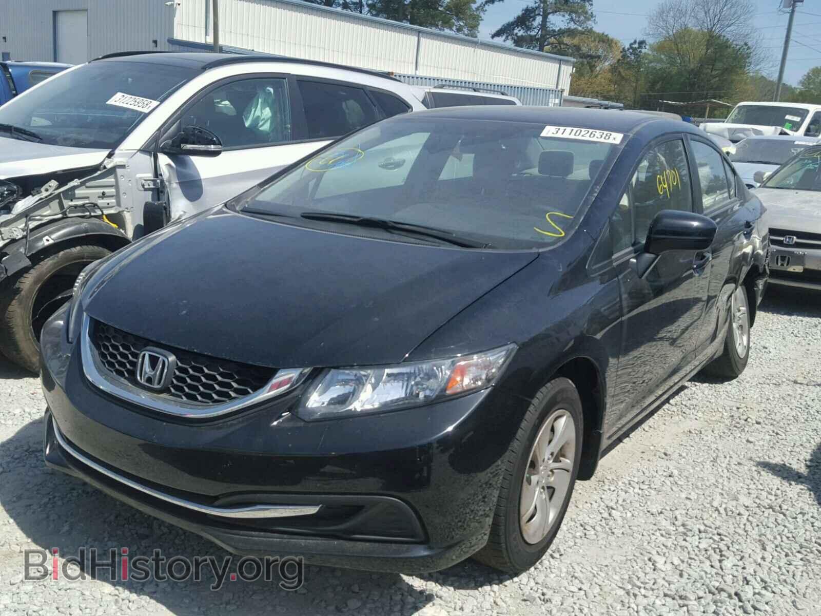 2014 HONDA CIVIC - VIN: 19XFB2F51EE077381 - Фото 2