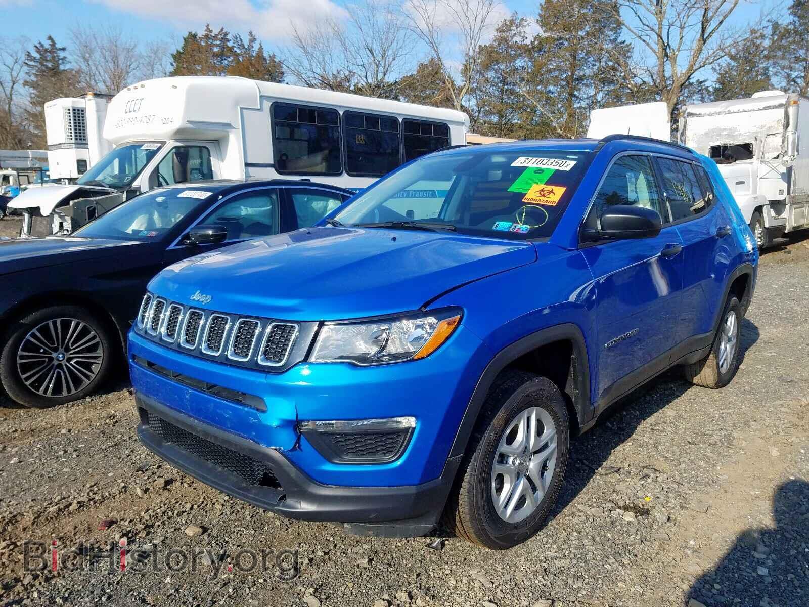2019 JEEP COMPASS - VIN: 3C4NJDAB7KT598510 - Фото 2