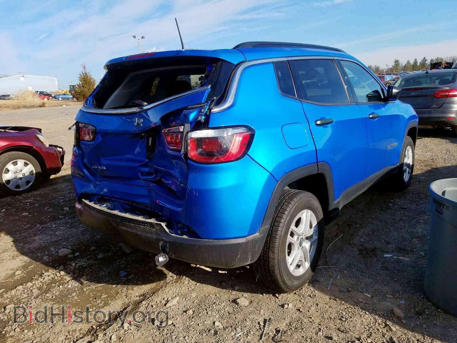 2019 JEEP COMPASS - VIN: 3C4NJDAB7KT598510 - Фото 4