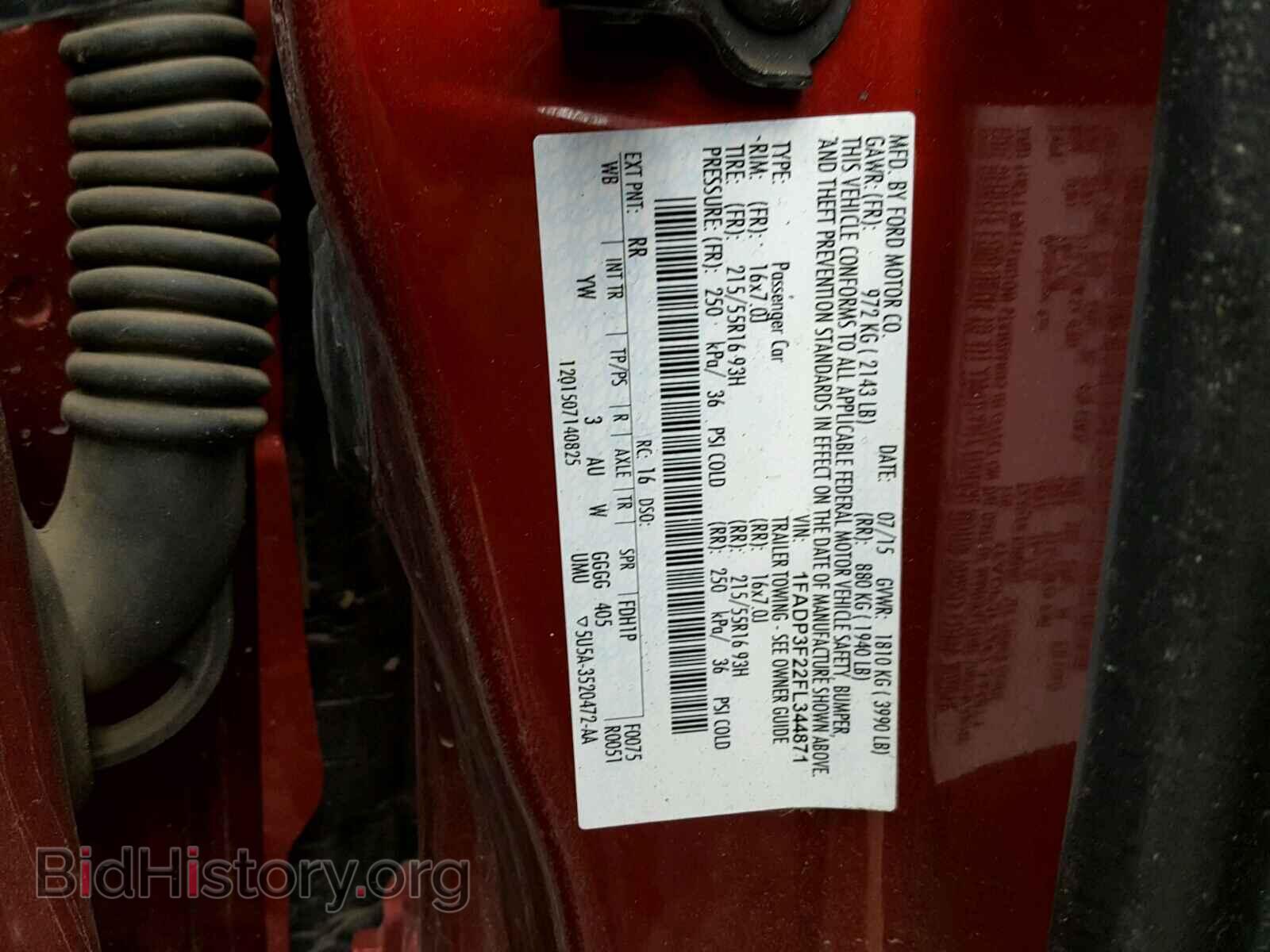 2015 FORD FOCUS - VIN: 1FADP3F22FL344871 - Photo 10