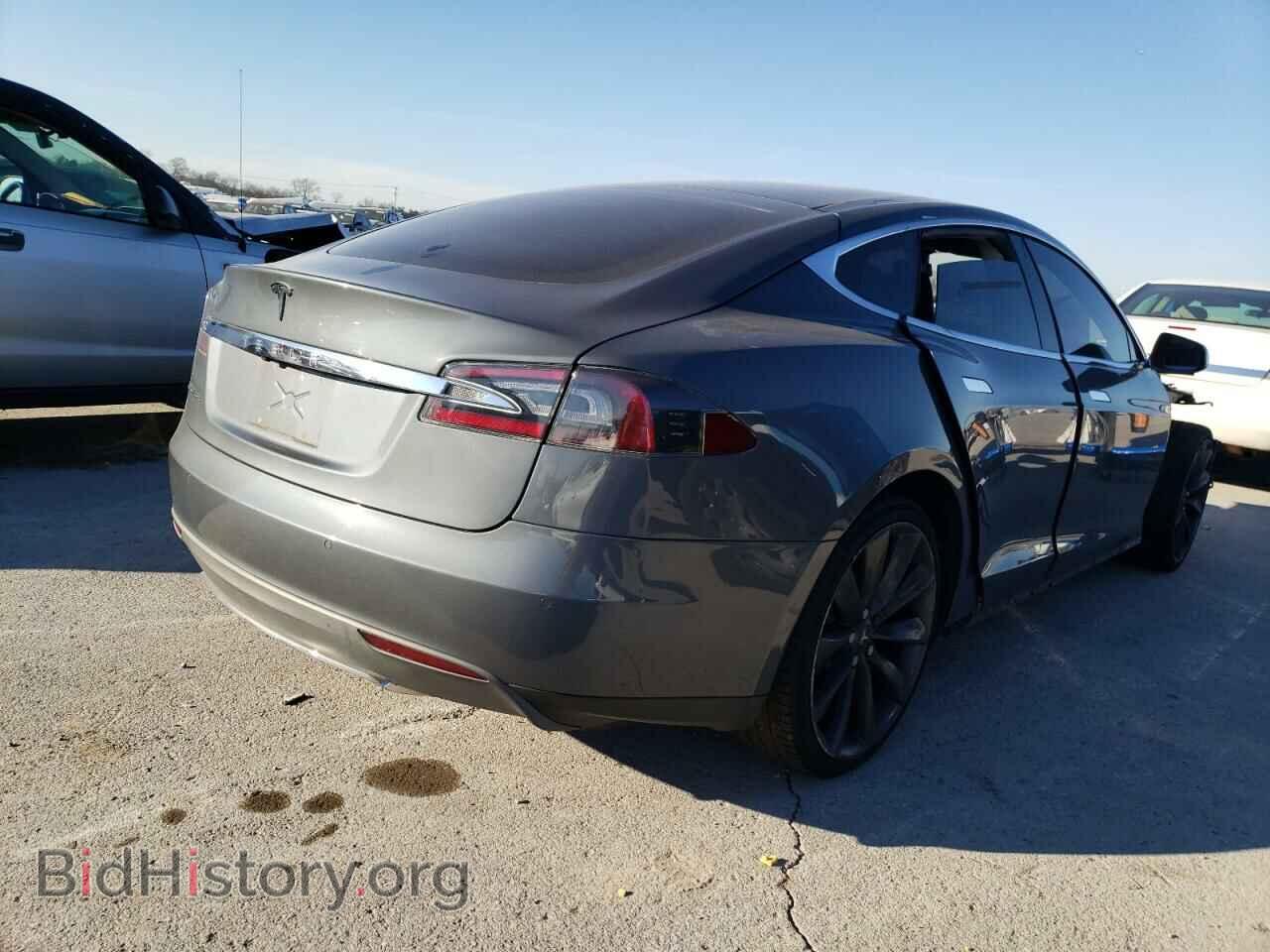 2014 TESLA MODEL S - VIN: 5YJSA1S11EFP50419 - Фото 4