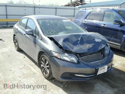 2013 Honda CIVIC Civic LX, серый — VIN 2HGFB2F53DH005568, Copart
