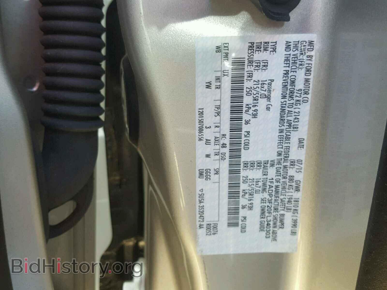 2015 FORD FOCUS - VIN: 1FADP3F20FL340303 - Фото 10