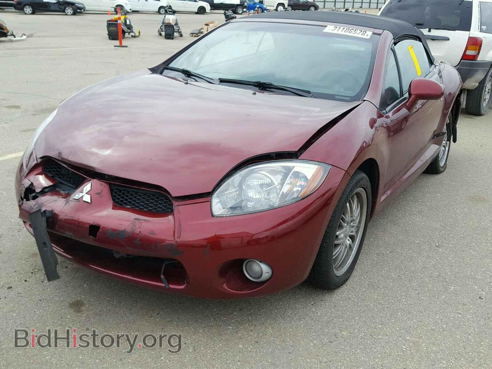 2007 MITSUBISHI ECLIPSE - VIN: 4A3AL25F67E027492 - Фото 2