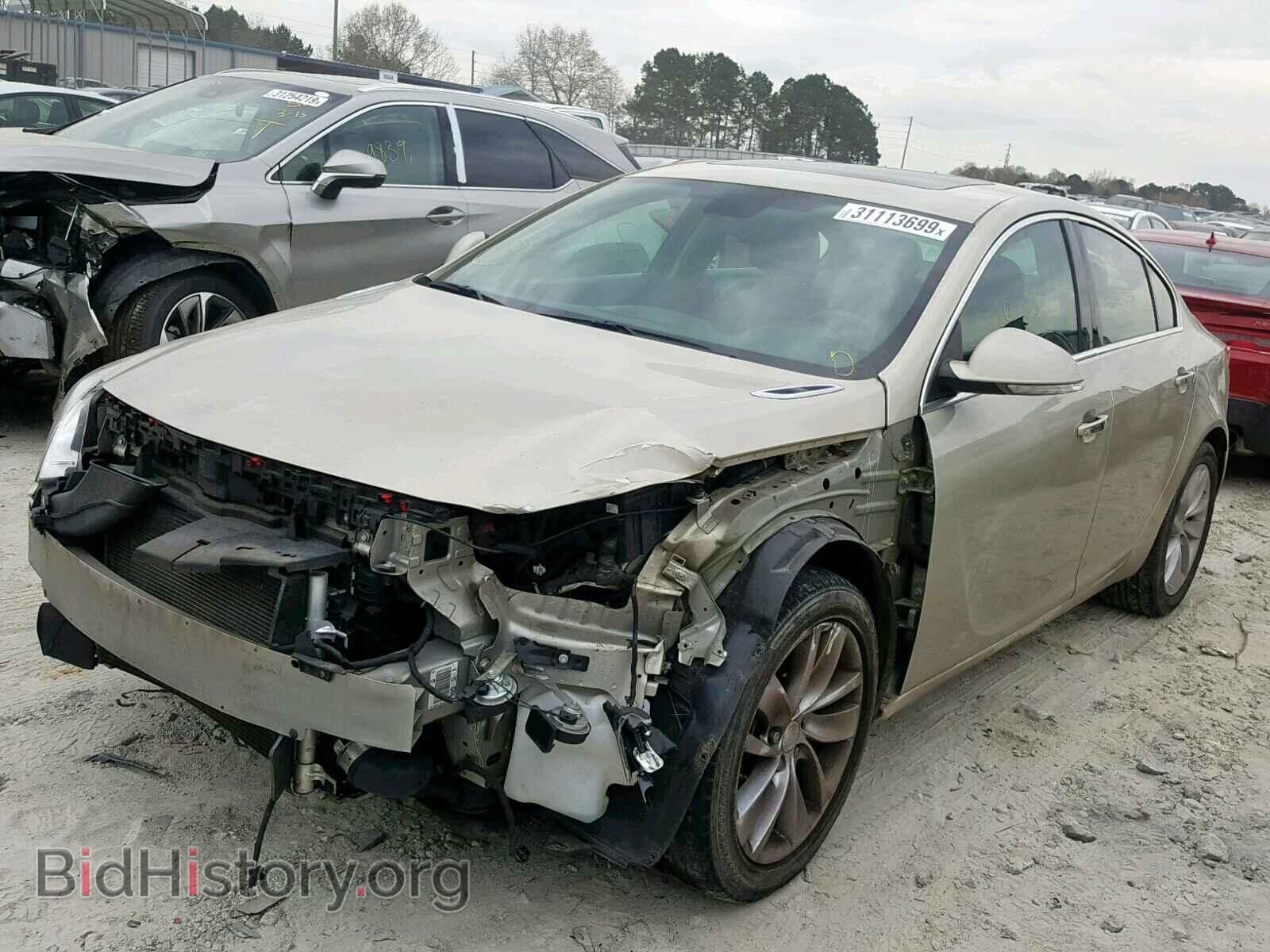 2014 BUICK REGAL - VIN: 2G4GN5EXXE9180616 - Фото 2