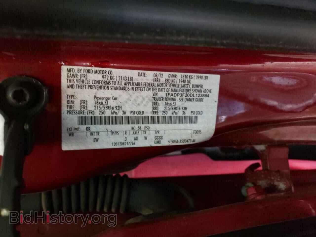 2013 FORD FOCUS - VIN: 1FADP3F20DL123864 - Photo 10