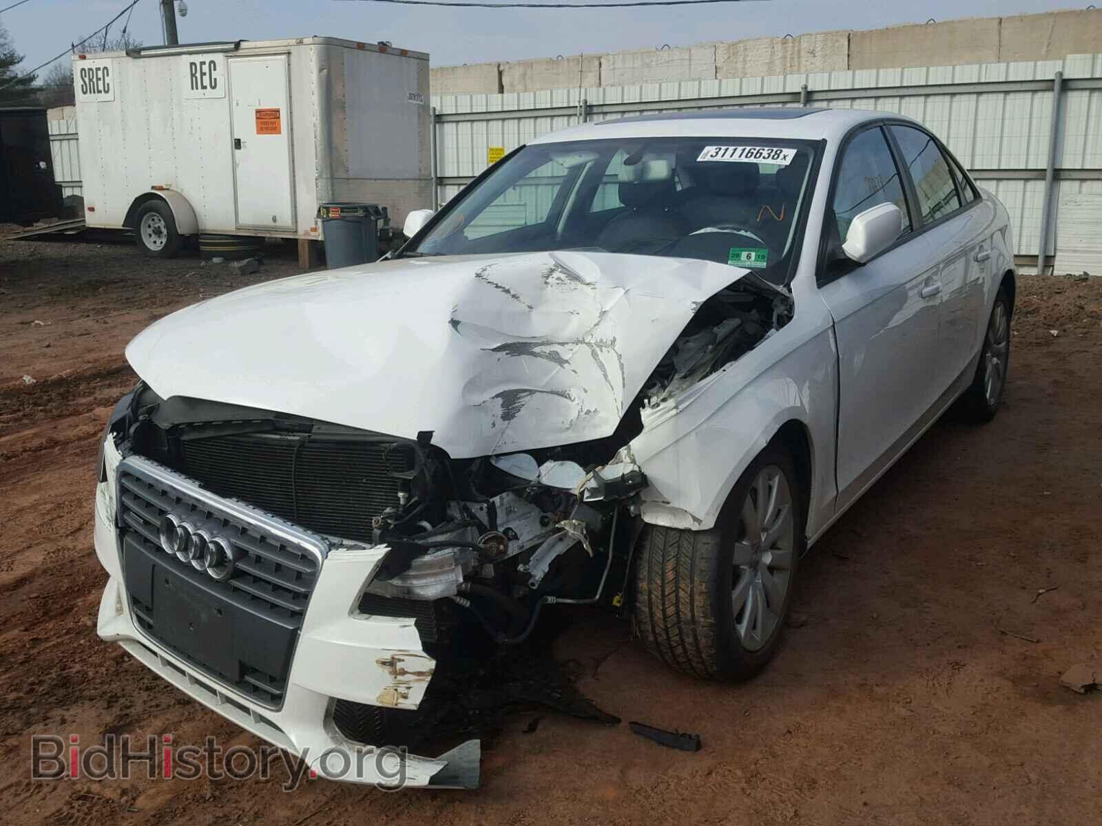 2012 AUDI A4 - VIN: WAUBFAFL8CA117206 - Фото 2