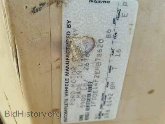 1984 FORD ECONOLINE - VIN: 1FDDE14F2EHB78620 - Photo 10