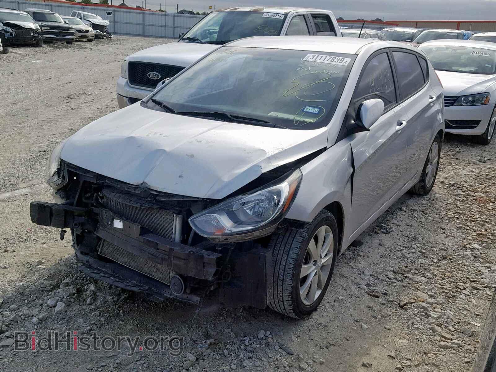 2012 HYUNDAI ACCENT - VIN: KMHCU5AE4CU003727 - Фото 2