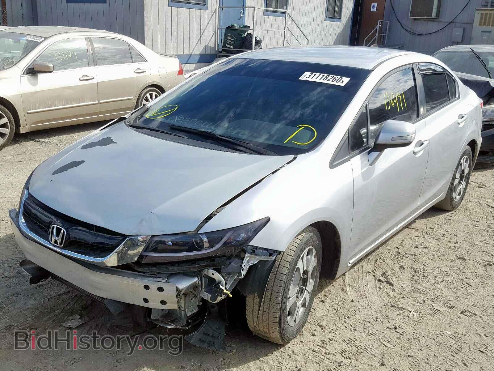 2012 HONDA CIVIC - VIN: JHMFB4F23CS010727 - Фото 2
