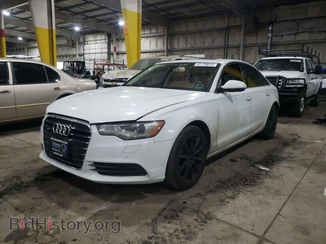 2014 AUDI A6 - VIN: WAUGFAFC9EN128555 - Фото 2