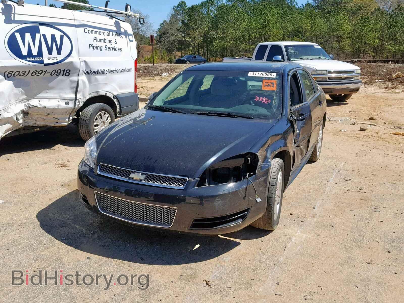 2012 CHEVROLET IMPALA - VIN: 2G1WB5E38C1163856 - Фото 2