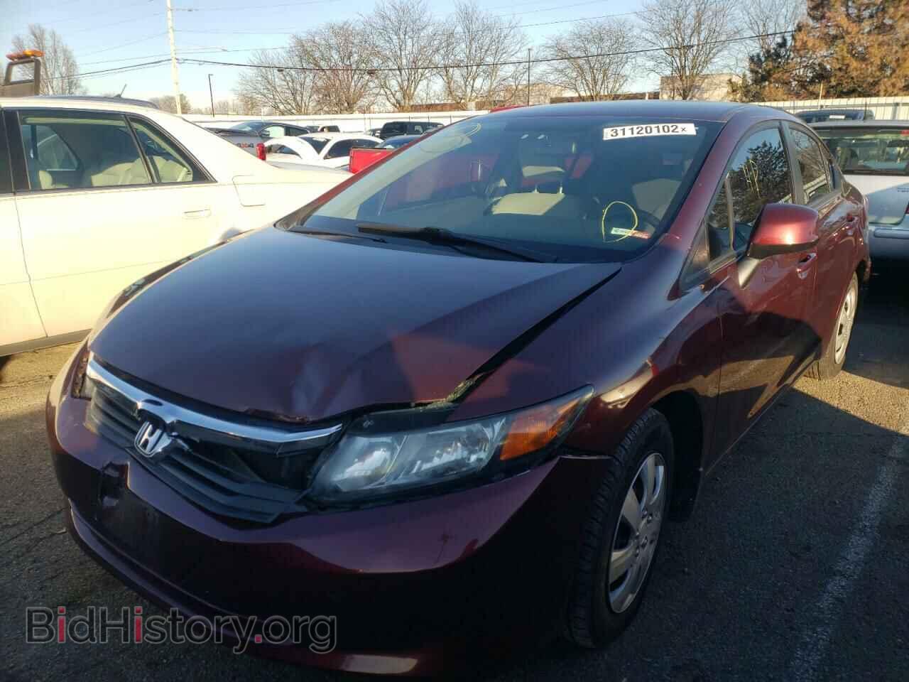 2012 HONDA CIVIC - VIN: 19XFB2F5XCE098078 - Фото 2