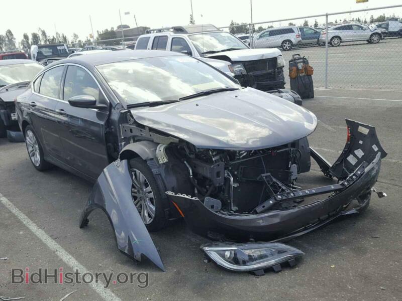 2015 Chrysler 200 200 Limite (VIN 1C3CCCAB2FN690355) — фото 1 из 10, Copart, повреждение: передняя часть