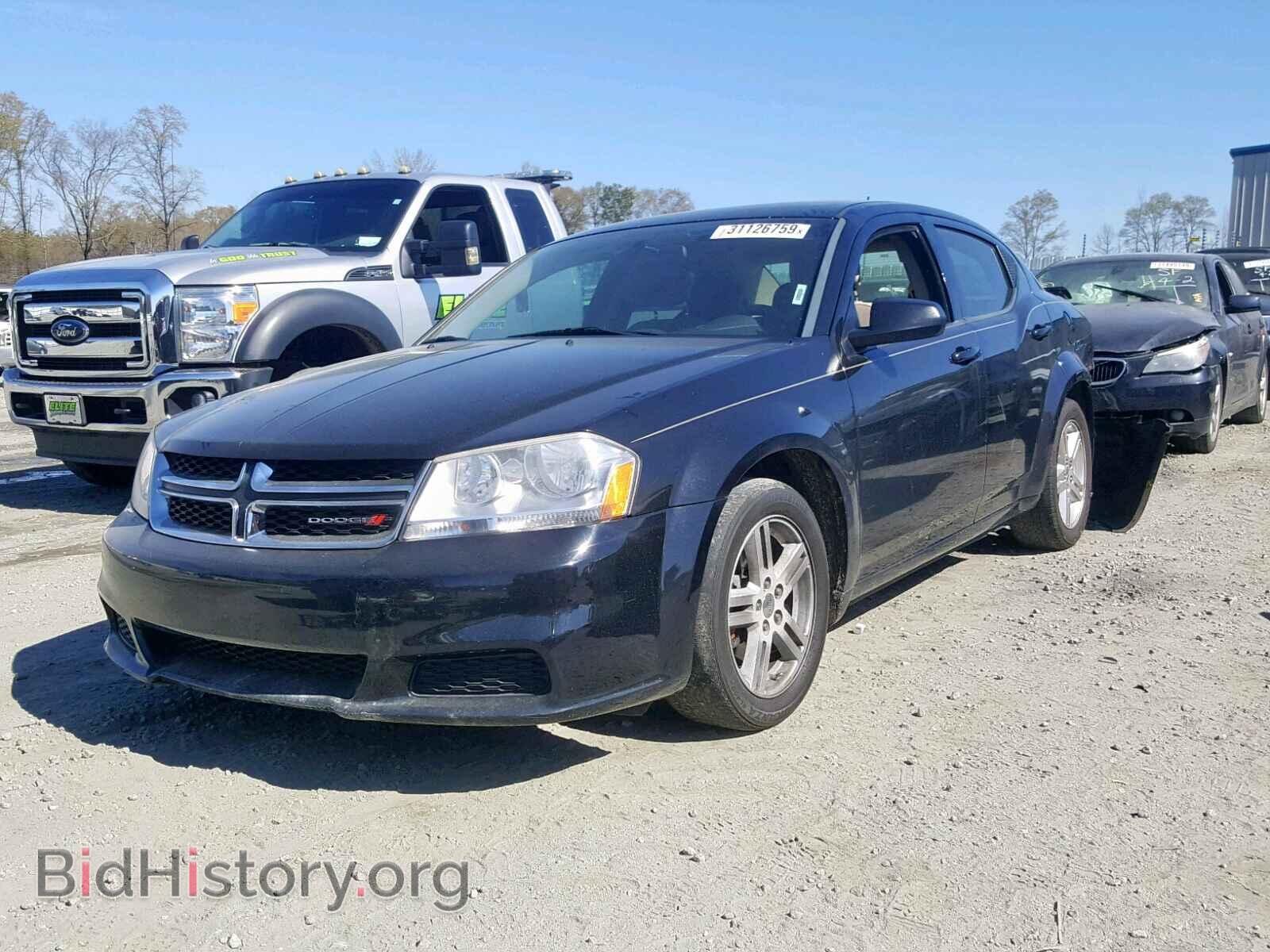 2014 DODGE AVENGER - VIN: 1C3CDZAG7EN219232 - Фото 2