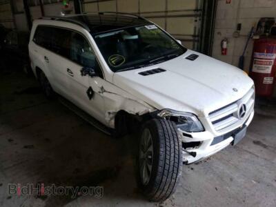2016 Mercedes-Benz GL-CLASS GL 450 4MA, white — VIN 4JGDF6EE4GA658802, Copart