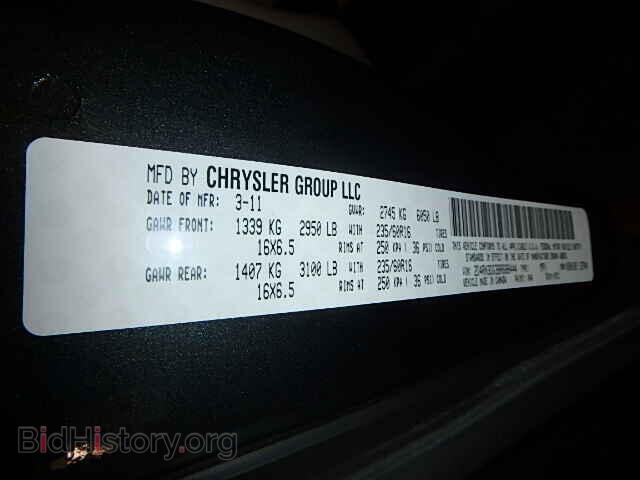 2011 DODGE CARAVAN - VIN: 2D4RN3DG3BR688444 - Фото 10