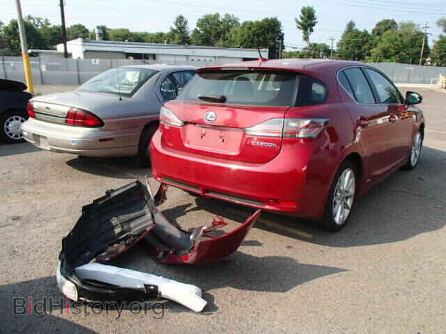 2012 LEXUS CT 200 - VIN: JTHKD5BH3C2096498 - Фото 4
